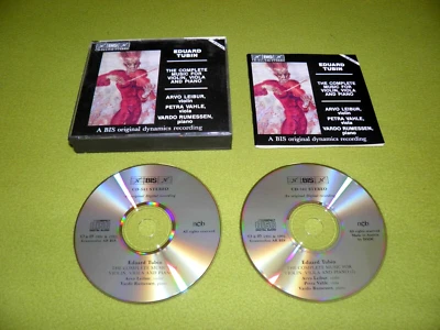 Eduard Tubin Complete Music For Violin Viola Piano / Petra Vahle Arvo Leibur NM - Imagem 1 de 2