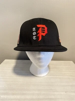 Sombrero Primitive X Attack On Titan AOT Negro Snapback NUEVO SIN ETIQUETAS Eren Jaeger Foto 1 de 4