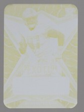 AIDAN HUTCHINSON 2022 LEAF EXOTIC YELLOW FISH PRINTING PLATE RC 1/1 **MICHIGAN**