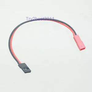 JR/HITEC/FUTABA MALE RX RECEIVER SERVO CONNECTOR JST LIPO BATTERY CONNECTOR 2pcs - Picture 1 of 1