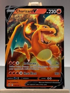 Pokémon TCG Charizard V Crown Zenith 018/159 Holo Ultra Rare - Picture 1 of 2