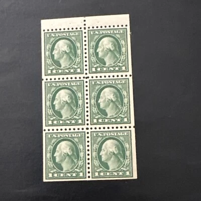 US stamp Scott 424d Booklet pane Of 6…MNH - Image 1 of 2