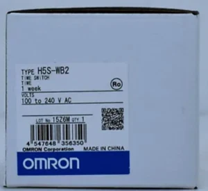 NEW Omron Time Switch H5S-WB2 100-240VAC - Picture 1 of 5