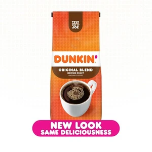DUNKIN' ORIGINAL BLEND GROUND COFFEE MEDIUM ROAST 12OZ - PACK OF 3 - Picture 1 of 3
