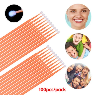 100pcs/pack  Microbrush Micro Brush Applicator Tip Regular/Fine/Ultrafine - Image 1 of 4