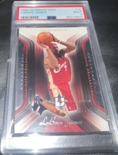 2004-05 Upper Deck Ultimate Collection LeBron James #D 009/750 PSA 9 MINT!!