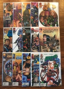 Beautiful set! GEN 13 BOOTLEG & INTERACTIVE, 15 issues all VF-NM, bagged/boarded - Picture 1 of 5