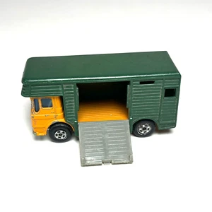 Camión ergomático Matchbox Lesney Superfast #17 Horse Box de colección hecho en Inglaterra 1969 - Imagen 1 de 7