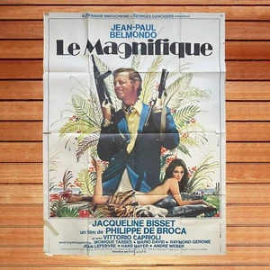 Le magnifique affiche originale 120x160 J.P Belmondo Philippe de Broca 1973 - Foto 1 di 7