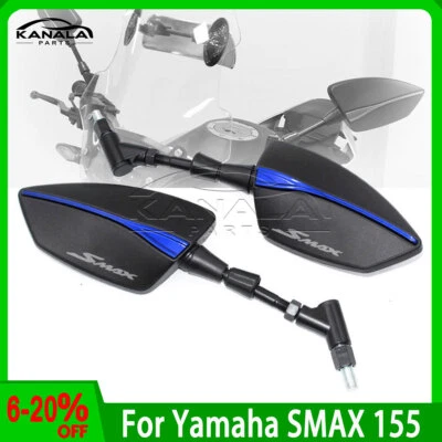 For Yamaha SMAX 155 2000-2023 Accessories Side Rear View Mirror Universal New Foto 1 de 4