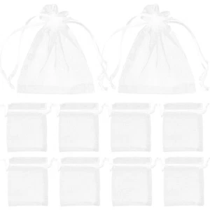 100pcs Jewelry Pouches Gift Packing Bags Drawstring Sundries Storage Pouches  - Picture 1 of 12