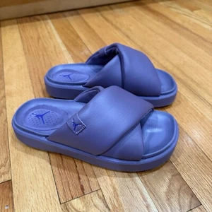 Nike Jordan Sophia Women’s Slide Sandal Size 7 Leather Canyon Purple WORN ONCE - Picture 1 of 13