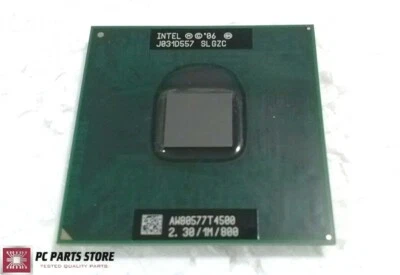 Intel Pentium T4500 Dual-Core 2.3GHz 1MB 800MHz Socket P SLGZC CPU Processor - Image 1 of 4