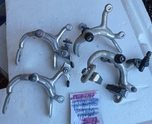 VINTAGE WEINMANN BRAKE CALIPERS 4 ITEMS SPARE RICAMBI FRENI - Picture 1 of 7