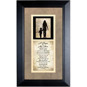 DEXSA Prayer for My Mom Wood Frame Wall Plaque for Mother’s Day, Birthday - Picture 1 of 6