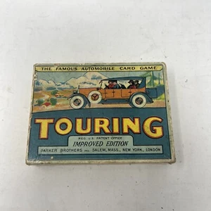 Vintage 1926 Parker Brothers "Touring" Famous Automobile Card Game Improved Ed - Picture 1 of 8