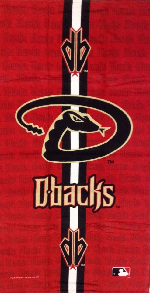 NWT MLB Arizona Diamondbacks Wincraft 30" X 60" Cotton Beach Towel NEW! - Image 1 of 1