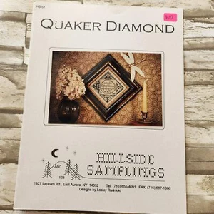 Hillside Samplings Quaker Diamond Counted Cross Stitch Chart HS-51 - Bild 1 von 4