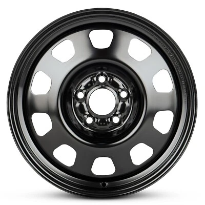 New Wheel For 2001-2006 Dodge Stratus 17 Inch Black Steel Rim - Image 1 of 4