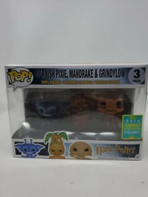 Funko Pop! Harry Potter CORNISH PIXIE, MANDRÁGORA, GRINDYLOW Lim. Edición 2016 SDCC Foto 1 de 4