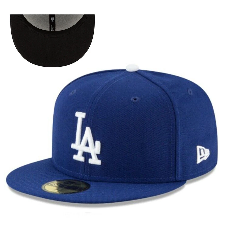 Los Angeles Dodgers New Era 59FIFTY Fitted Hat - Royal Blue - Image 1 of 1