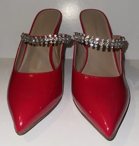 Zapatos BCBG Bcbgeneration HARTLEE tacones de aguja rojos tacones de 4"" para mujer EE. UU. talla 9 - Imagen 1 de 12
