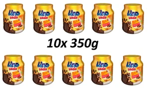 10x350g Lino Lada Duo Milk Brotaufstrich Linolada Milchcreme Haselnüsse Podravka - Bild 1 von 1