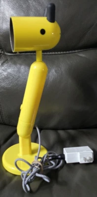 IKEA Giraffe Desk Table Lamp YELLOW Krux LED Retired RARE Monika Mulder - Image 1 of 4