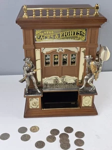 Franklin Mint Aces & Eights Collectors Edition Slot Machine w/15 Silver Coins - Picture 1 of 20