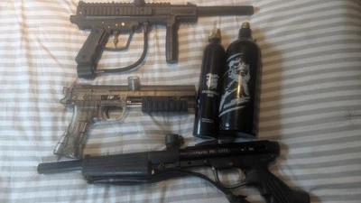Paintball Guns, Tanks - Image 1 of 2