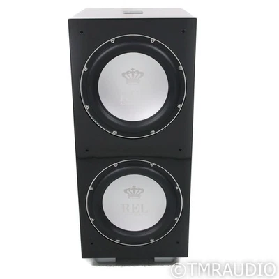 Subwoofer alimentado doble REL Acoustics 212/SX de 12"; negro piano Foto 1 de 4