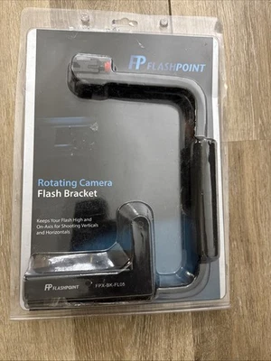 New in Packaging FP FPX-BK-FL05 Flashpoint Rotating Camera Flash Bracket - Image 1 of 2