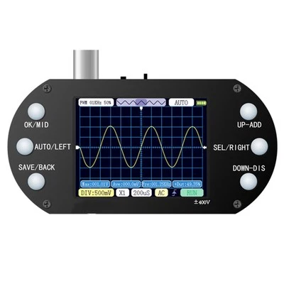 Digital Oscilloscope with 2 5MHz Sampling Rate Portable Handheld Device - Image 1 of 4
