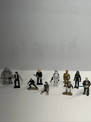 Star Wars Micro Machines Figures Fleet Action C3P0 Stormtrooper Obi-Wan, Luke + - image 1 of 4