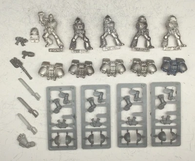 Games Workshop - WH40k Vintage Space Marine Assault Squad - Citadel Metal OOP A - Image 1 of 2
