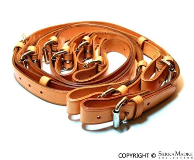 Juego de correas de cuero para asientos traseros Porsche - Tostado - 356 - 356A - 356B - 356C - 911 -  Foto 1 de 1