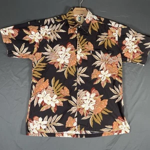 Kahala Hawaiian Shirt Men's Medium Floral Tropical Beach Summer Short Sleeve - Picture 1 of 7
