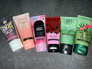 Set 6 Bath & Body Works 2,5 Oz. Reiselotion Ghul Champagner Stress Erdbeere - Bild 1 von 1