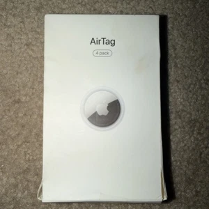 4 Pack - Apple AirTag Bluetooth Tracker - Silver - Picture 1 of 2
