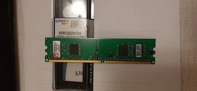 Kingston KVR533D2N4/256  DDR2-533  256MB  PC2-4200  CL4  Vintage  RAM - Immagine 1 di 3
