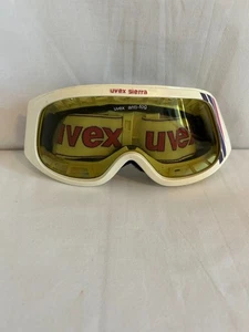 Gafas antiniebla vintage Uvex Sierra esquí snowboard unisex blancas/púrpura lentes - Imagen 1 de 2