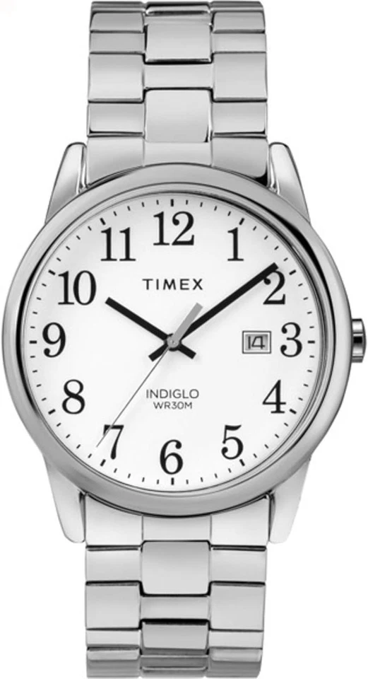 Timex Men's Watch Tw2r58400 Easy Reader 38mm Stainless Steel Expansion Band