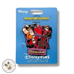 NEW Run Disney Pin Jumbo Springtime Surprise Weekend Hercules Baymax Cluster - Imagen 1 de 2