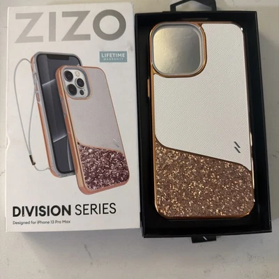 Zizo Division iPhone 13 Pro Max 时尚现代保护粉色闪光手机壳 — 第 1/4 张图片