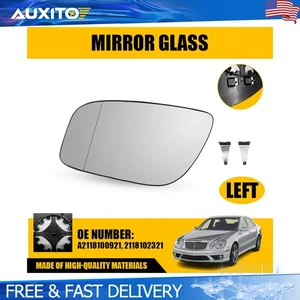 Fit Mercedes W211 E Class 2007-2009 E280 E320 E350 E550 Left Heated Mirror Glass - Picture 1 of 13