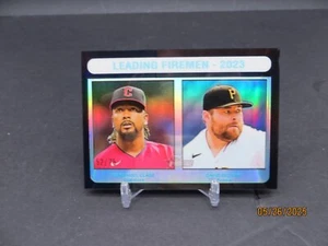 2024 Topps Heritage High Number Leading Firemen Clase/Bednar Black Refractor /75 - Bild 1 von 6