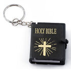1Pc Christian Jesus HOLY BIBLE Mini Wallet Keychain Key Rings Hanging Pendant 43