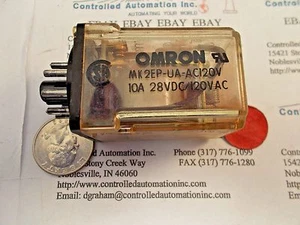 Omron MK2EP-UA-AC120V Relay 10A 28VDC/120VAC - Picture 1 of 2