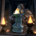 Statue naine - résine imprimée en 3D 28 mm RPG/Donjons & Dragons DEL terrain