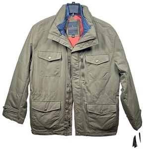 London Fog Functional Outdoor Gear 3 In 1 Coat Size L Olive New With Tags - Picture 1 of 20